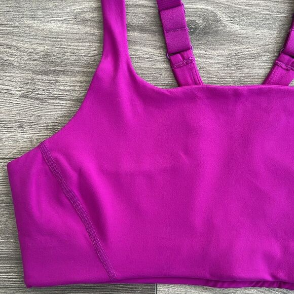 Free People Movement x HATCH Never Better Maternity Bra Small Square Neck Purple - Picture 6 of 9